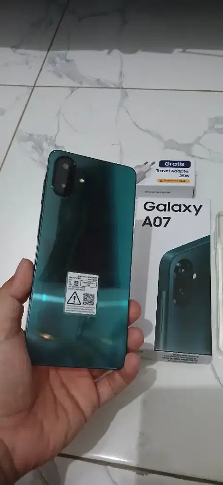 Samsung A07 ram 4/128 full set garansi