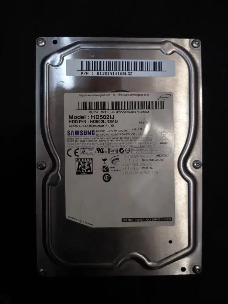 Harddisk PC 500GB Samsung internal 3.5 untuk Komputer Computer CPU