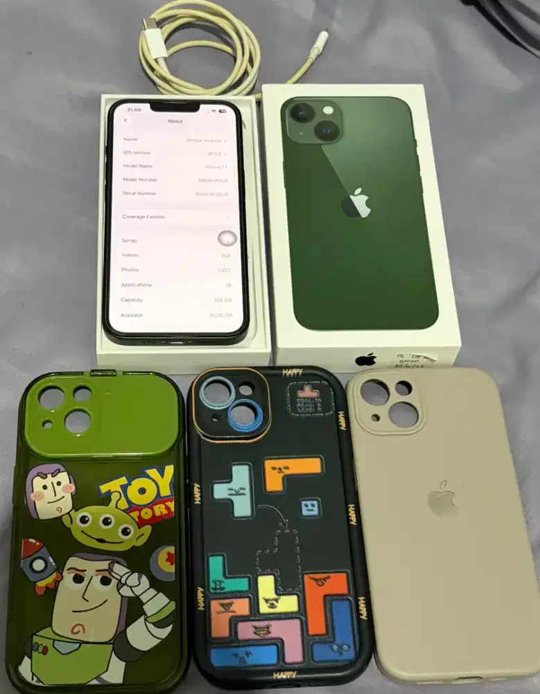 Iphone 13 128gb green iBox fullset mulus