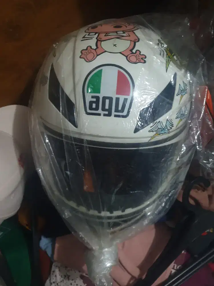 Helm AGV white zoo fullface