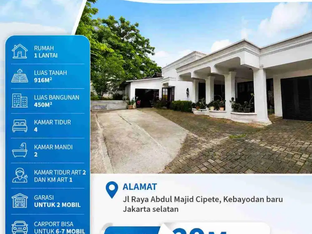 Dijual Rumah lama terawat

Cipete Jakarta Selatan