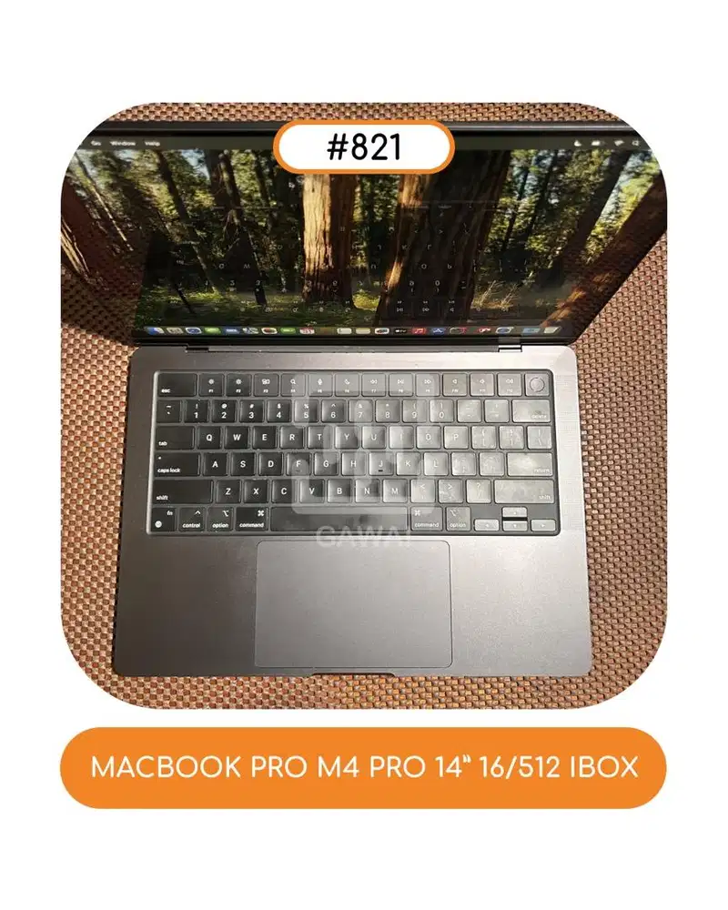 #821 Macbook Pro M4 Pro 14 Black 16/512 Ibox Garansi 10 Oct 26 BH 99%