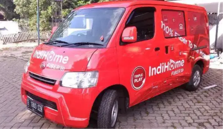 sticker Promosi kaca film one way stiker satu arah branding mobil dll