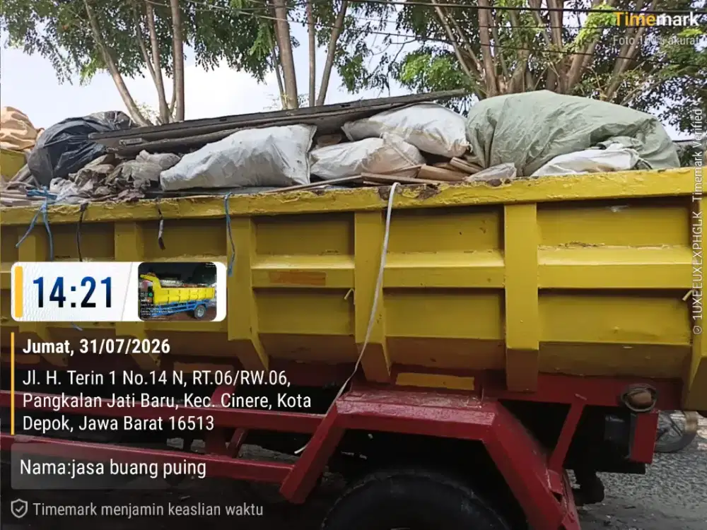 Jasa buang puing dan tanah
