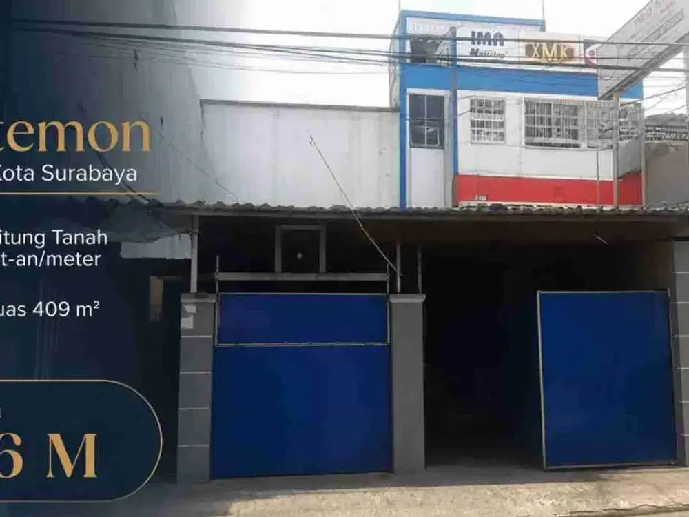 6jt-an/mtr‼Dijual Rumah Pusat Kota Surabaya - Petemon 
Jalan besar tidak masuk gang