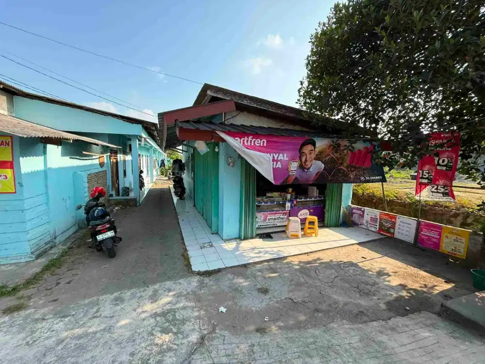 jual kontrakan bisa 2 lantai 8 pintu dan 2 kios