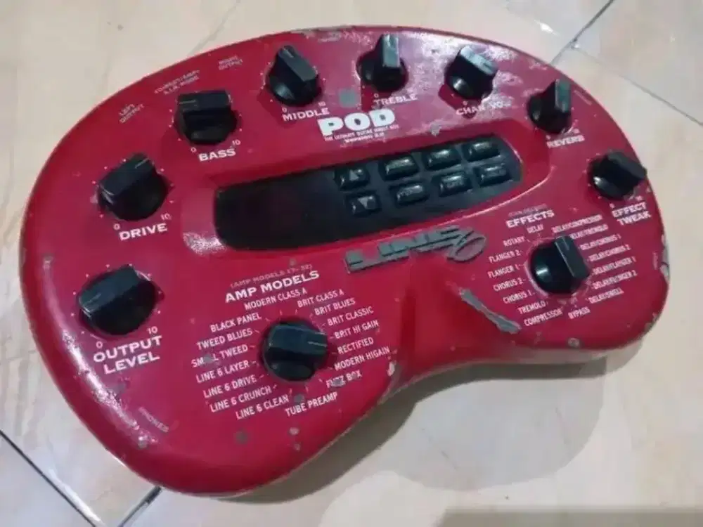 Multy Efek Gitar POD Line 6 Ver.02