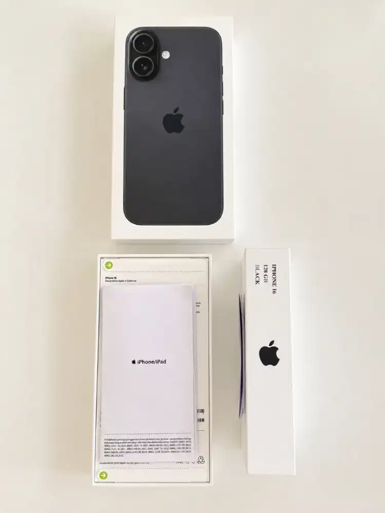 Iphone 16 128GB Black Resmi Ibox