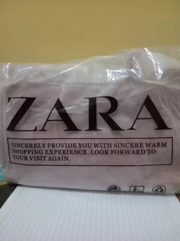 Tas Zara warna dusty, jual butuh 75000