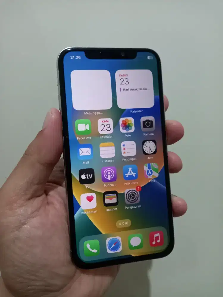 IPhone X White 64Gb Fullset ex inter normal