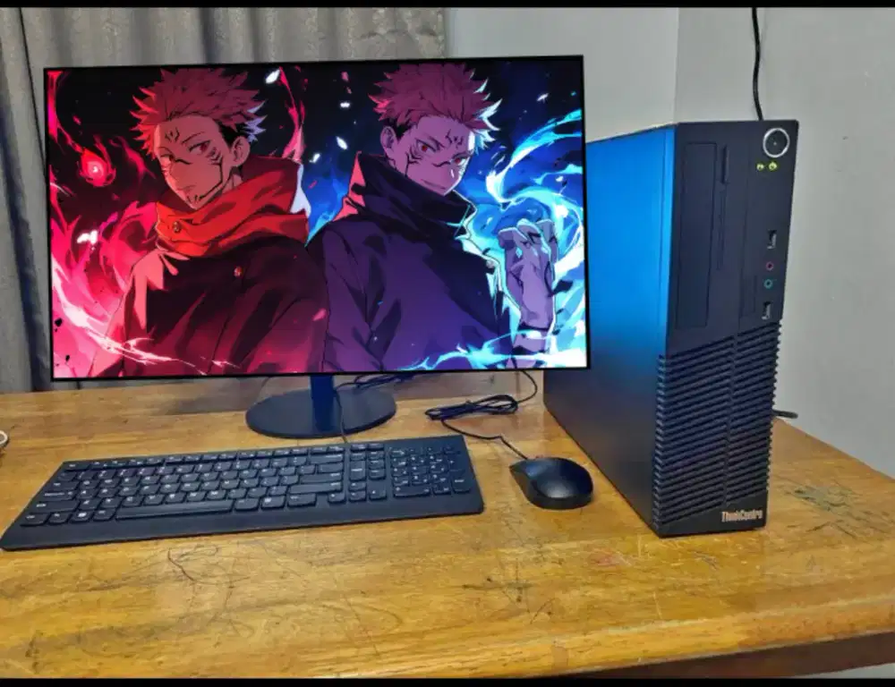 PC GAMING FULSET + LCD + RAM 8 GB + VGA 1 GB + HD 500 GB + GAMES APP