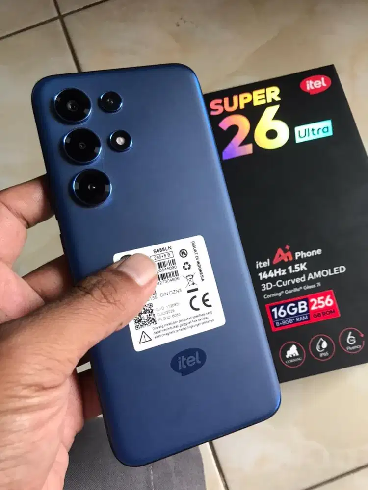 ITEL SUPER 26 ULTRA RAM 8/256GB BARU 1 BULAN FULL SET