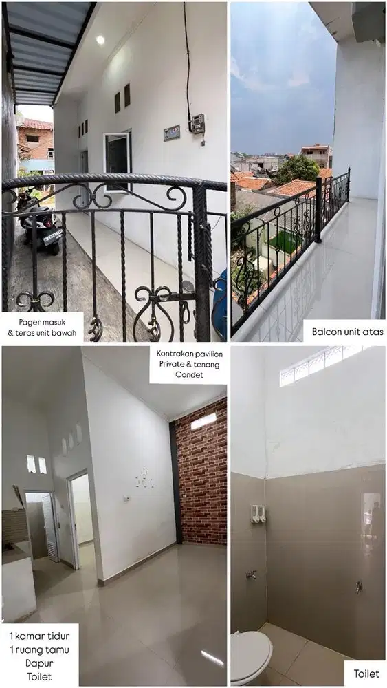 Sewa rumah bulanan Private dan Strategis