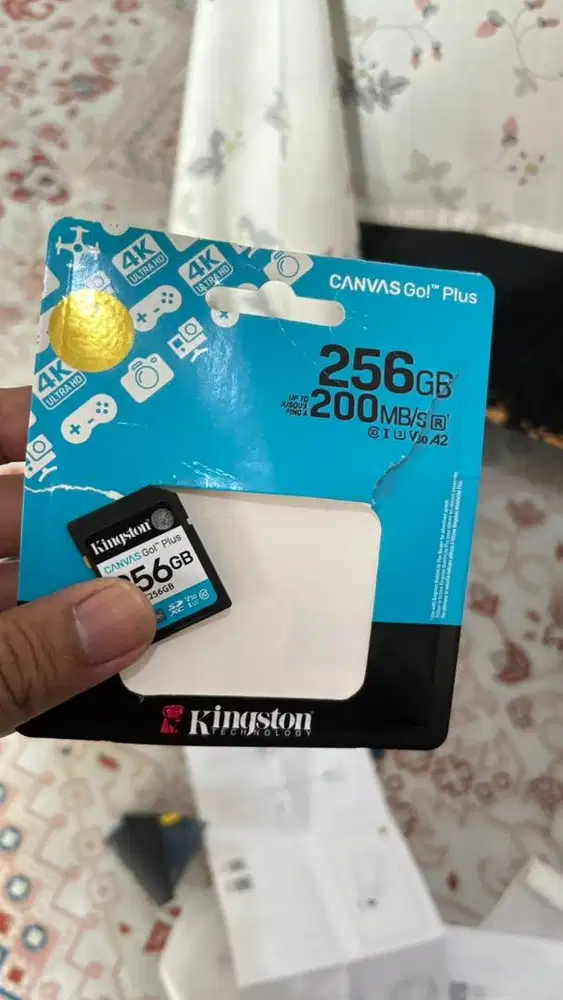 Jual SD Card Kingston 256MB Baru dibuka Belom Dipake
