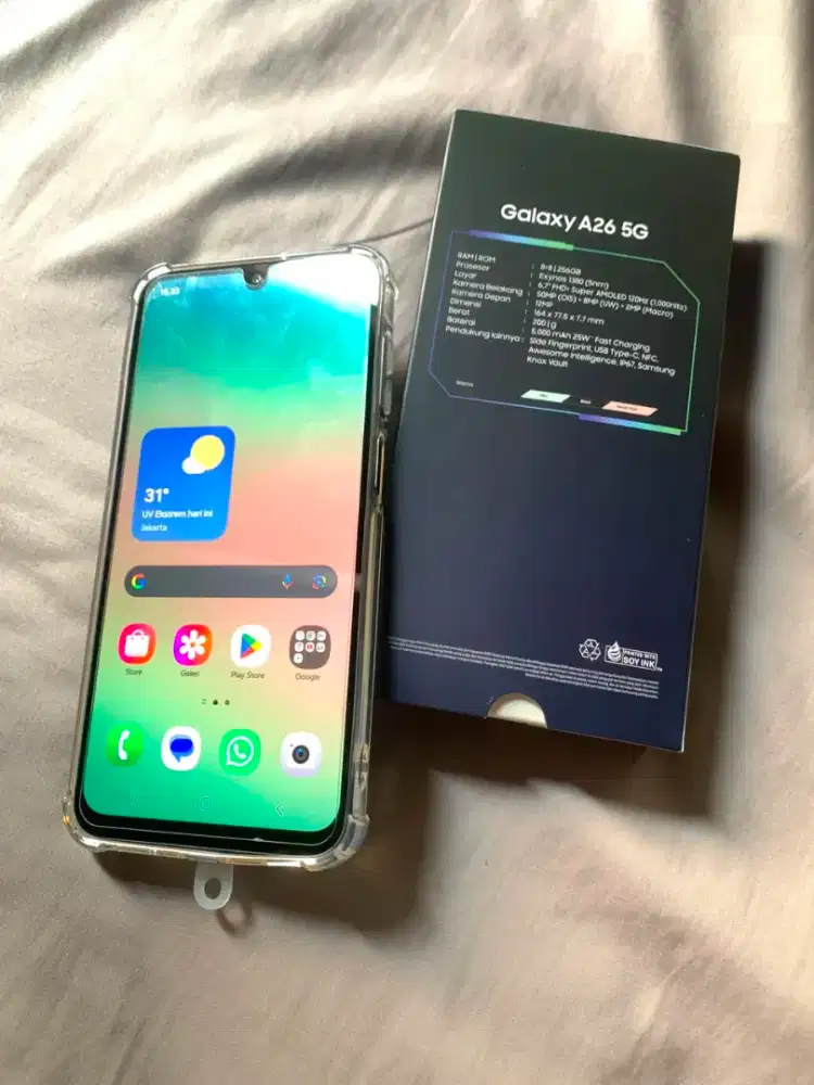 Samsung A26 beli baru 1bulan kurang