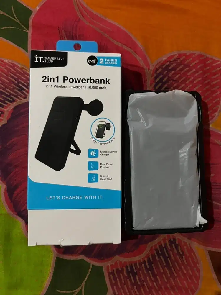 2 in 1 Powerbank Wirelles