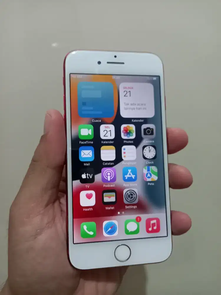 IPhone 7 Red 32Gb Fullset ex inter ada minus dibaca