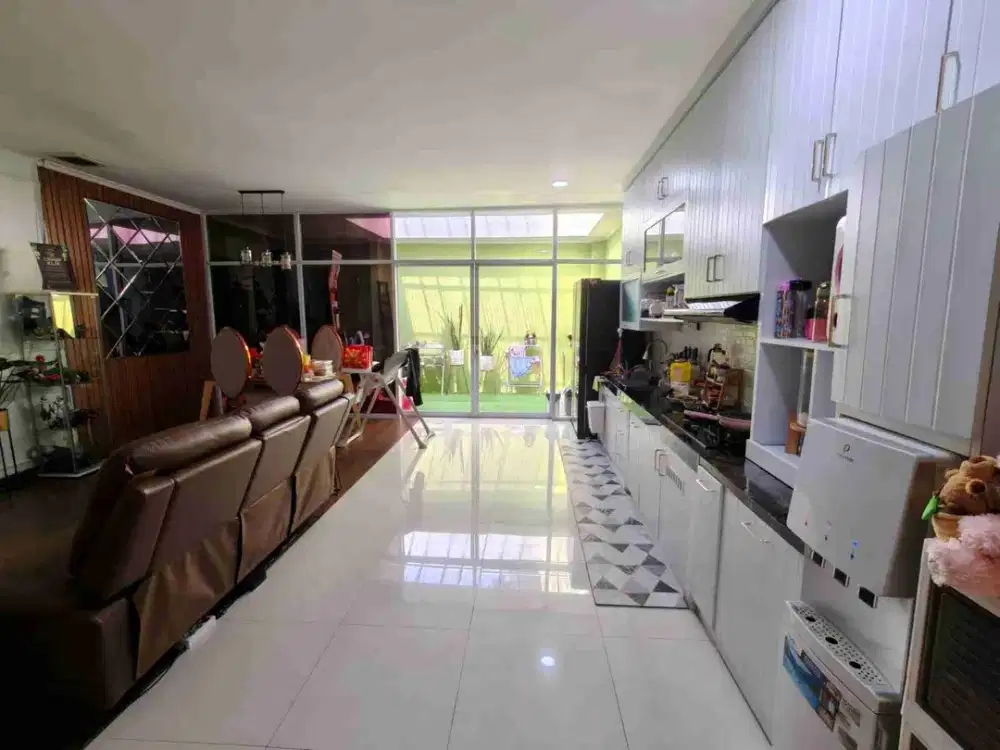 DIJUAL RUMAH SIAP HUNI SEMI FURNISH DI HARAPAN MULYA BEKASI UTARA