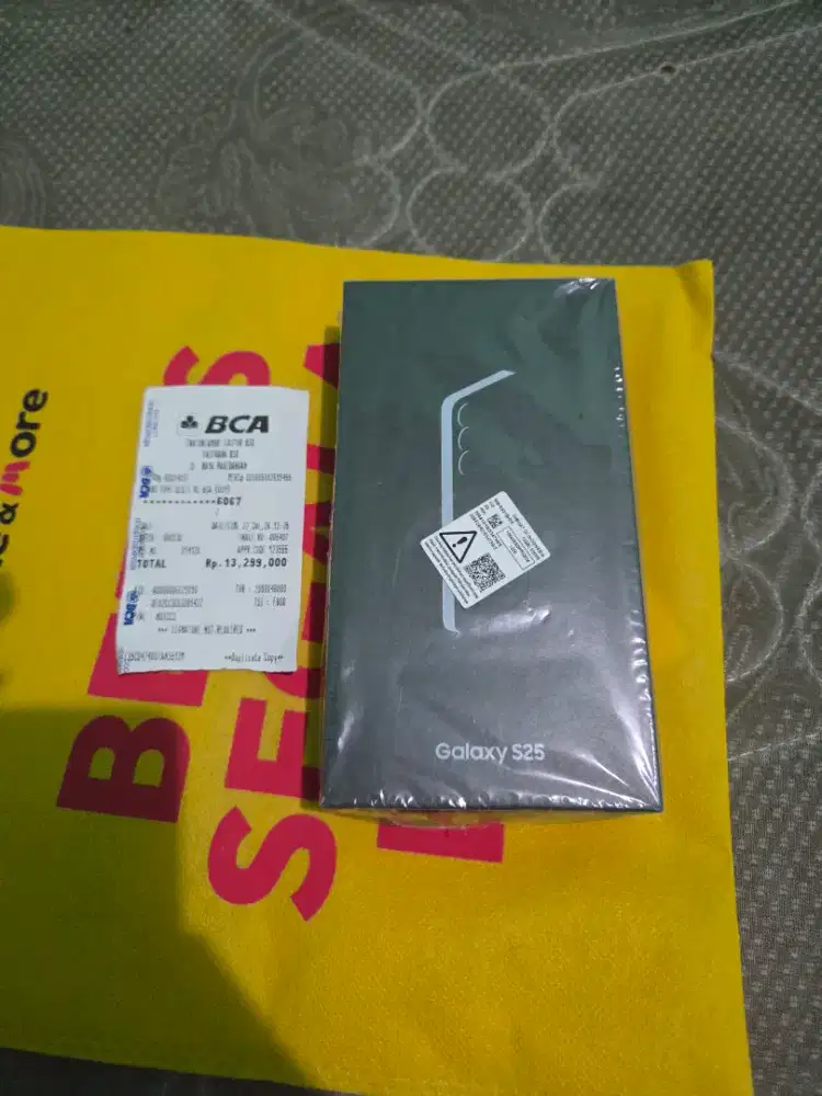 Samsung s25 12/256gb resmi sein garansi resmi