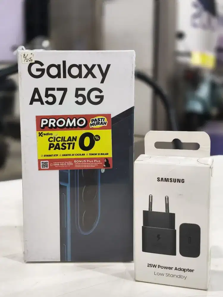 Samsung A57 gratis adaptor garansi on new segel