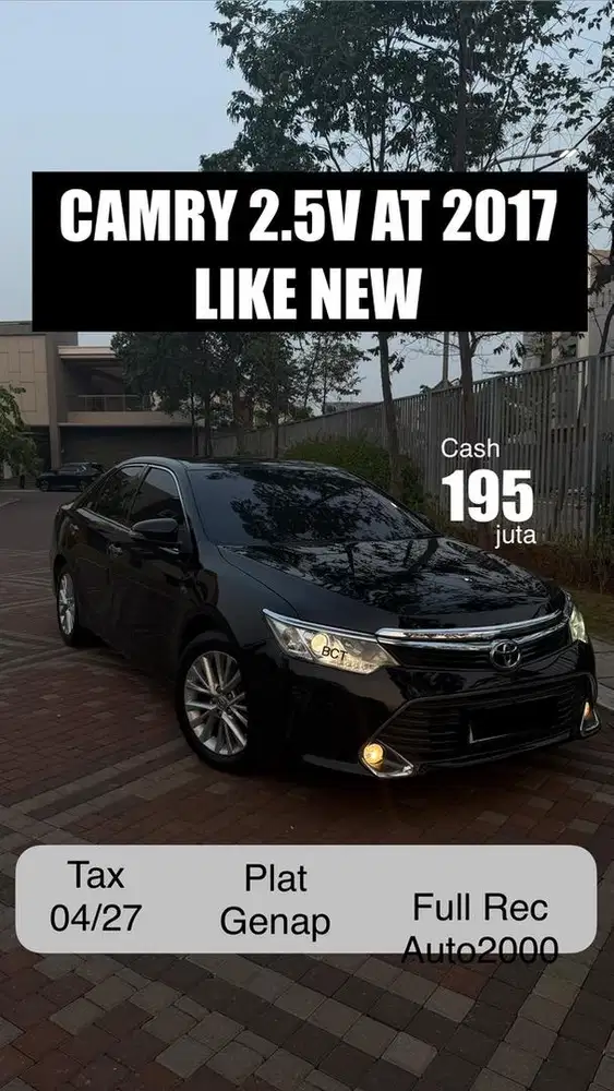 Camry Simpanan Low KM Full Record
