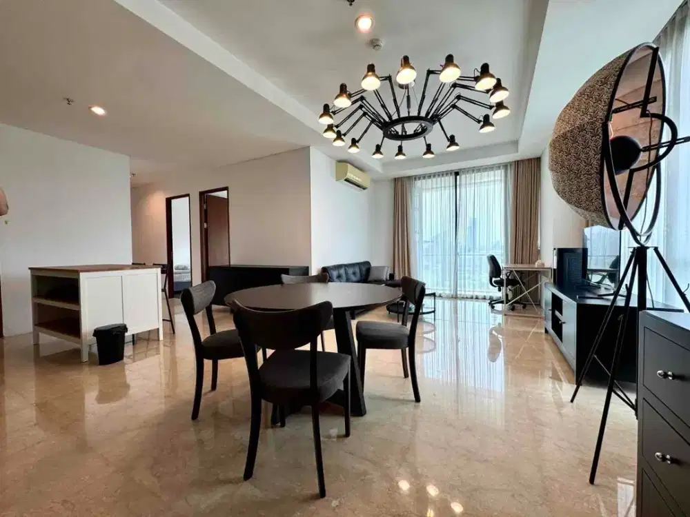 Jual Apt Mewah Hoek Veranda Residence 3BR Furnished