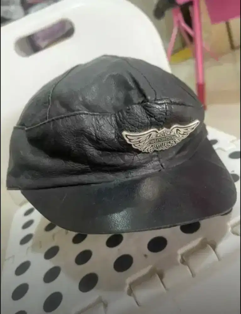 Topi Harley Davidson genuine leather