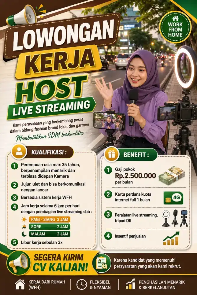 Marketing Host live streaming