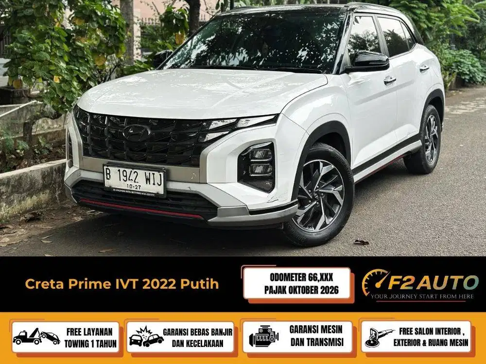 Creta Prime IVT 2022 Putih