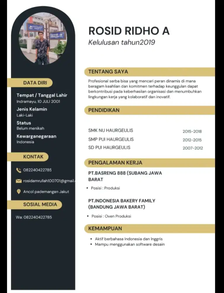 Info loker apa aja kak