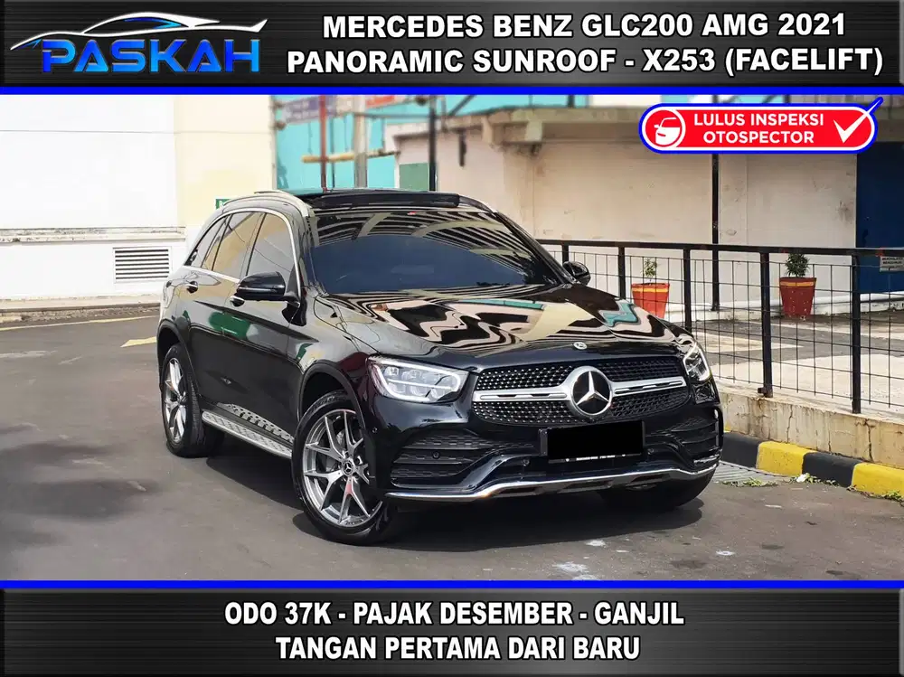 Odo 37k BUNGA=4% PAJAK DESEMBER GANJIL GLC300 AMG 2021 GLC 200 2021