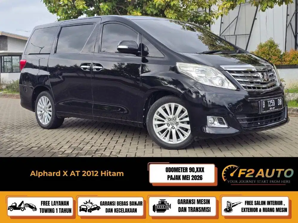 Alphard X AT 2012 Hitam