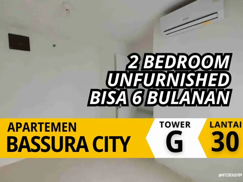 Sewa 2 Bedroom Kosongan Tower Geranium Apartemen Bassura City