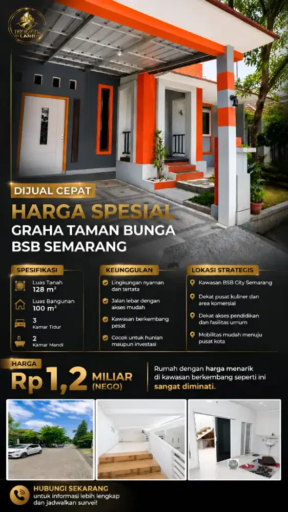 Rumah dijual graha taman bunga BSB Semarang
