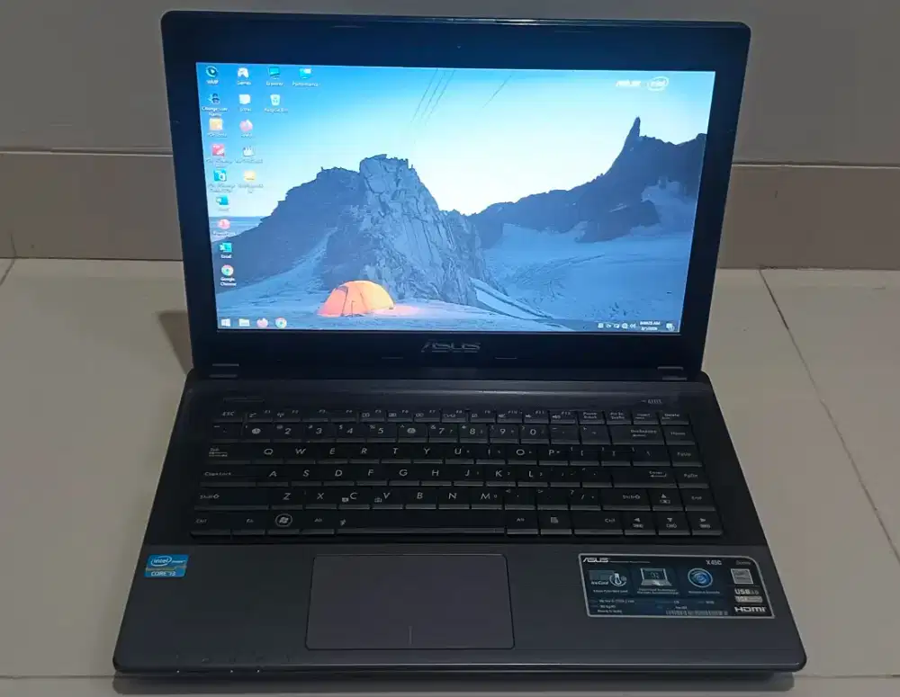 Laptop asus x45c core i3 ram 4gb internal 500gb mulus murah