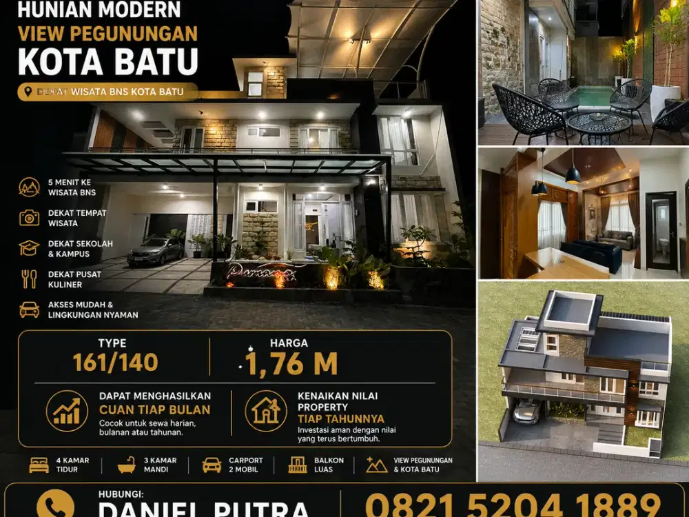 Investasi Villa Mewah 3 Menit dari BNS: Siap Huni & Siap Bangun, Potensi Cuan Tinggi