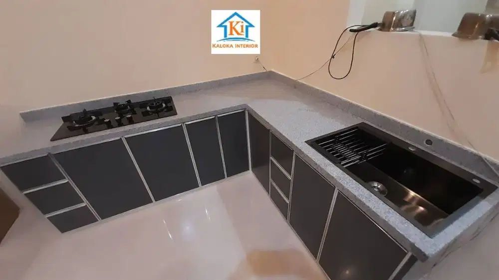 Kitchen Set Aluminium Surabaya Kaloka Interior