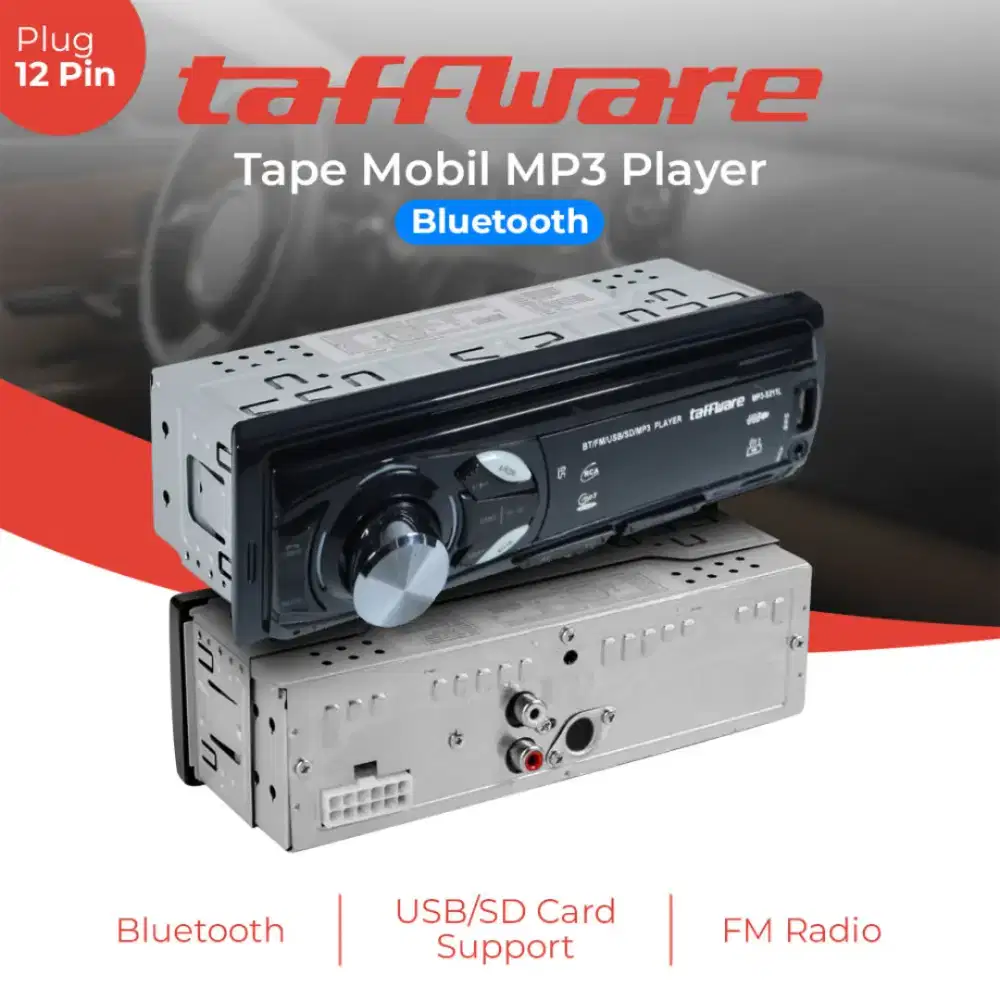 Tape Mobil Audio Bluetooth MP3 FM USB TF AUX 12V 60W