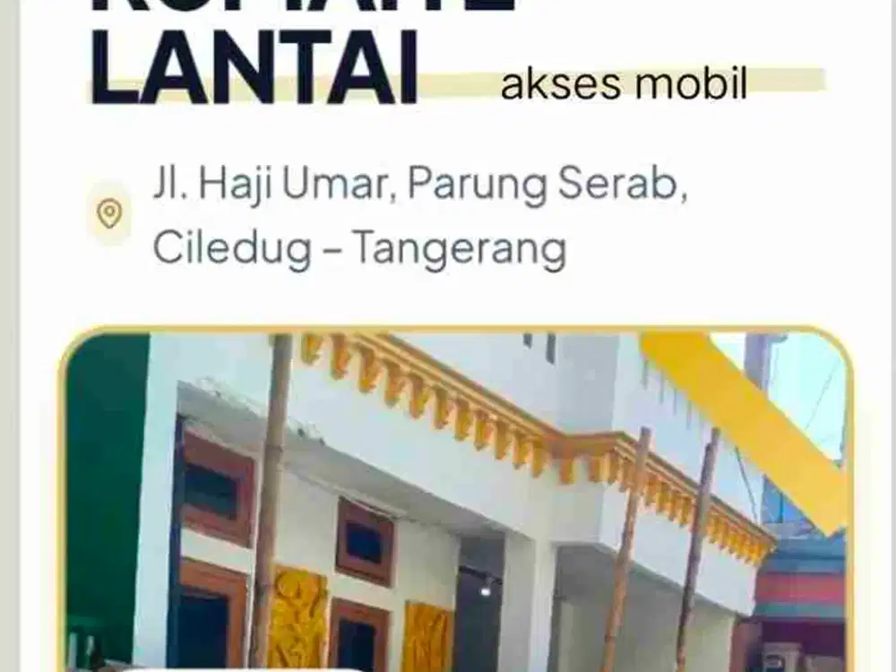 dijual cepat rumah 2 lantai murah