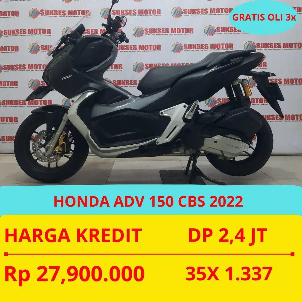 HONDA ADV 160 CBS 2022 DP MURAH 2,4 JUTA GUYSS
