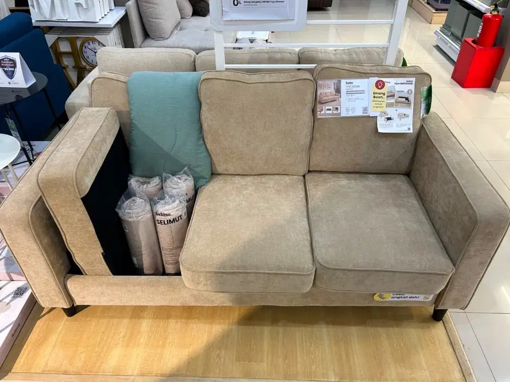 Baru Sofa 3 dudukandengan penyimpanan NEGO