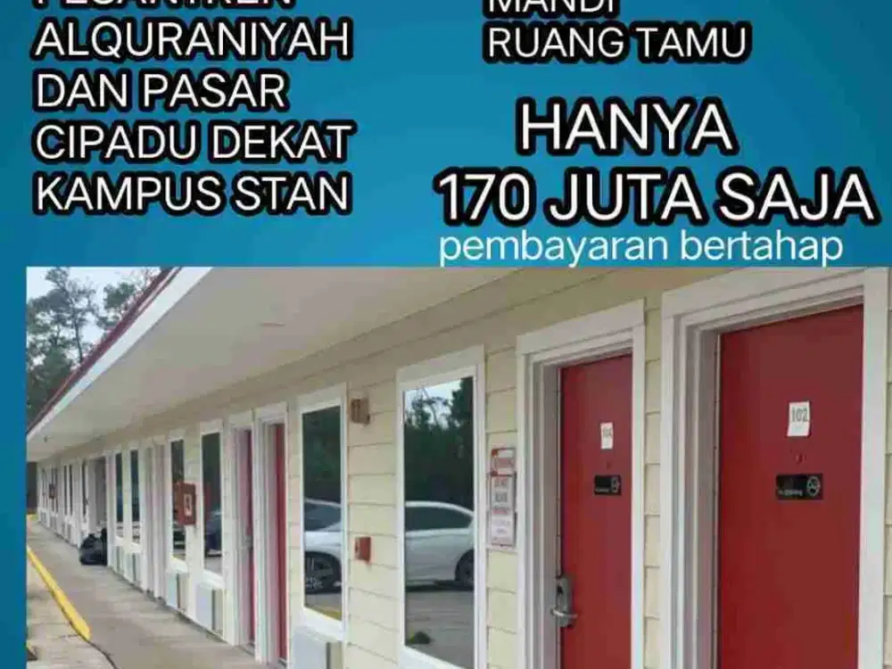 miliki rumah petakan harga ekonomis