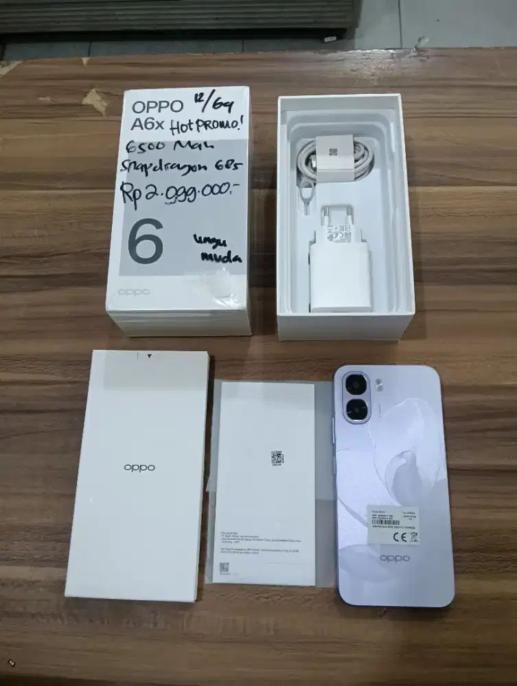 Oppo A6x Ram 4/64 seken murah dan masih mulus