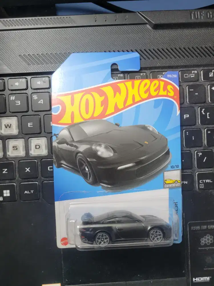 HOT WHEELS PORSCHE 911 GT3 (BLACK MATTE)