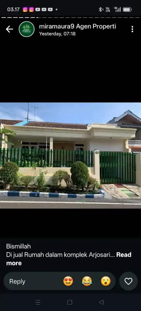 Rumah Teduh, Nyaman, Aman dan Strategis lokasinya (Rp700jt-nego)
