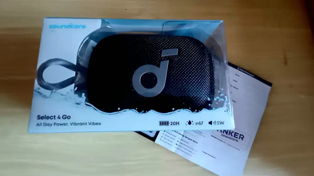 [BARU SEGEL] Speaker ANKER Soundcore Select 4 Go ORIGINAL - Hitam