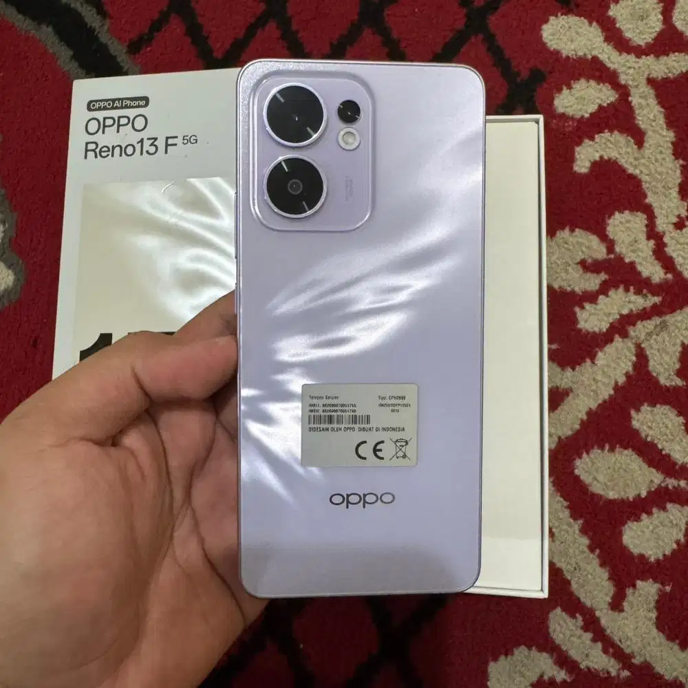 Oppo reno 13f 5G 8/256gb fullset second