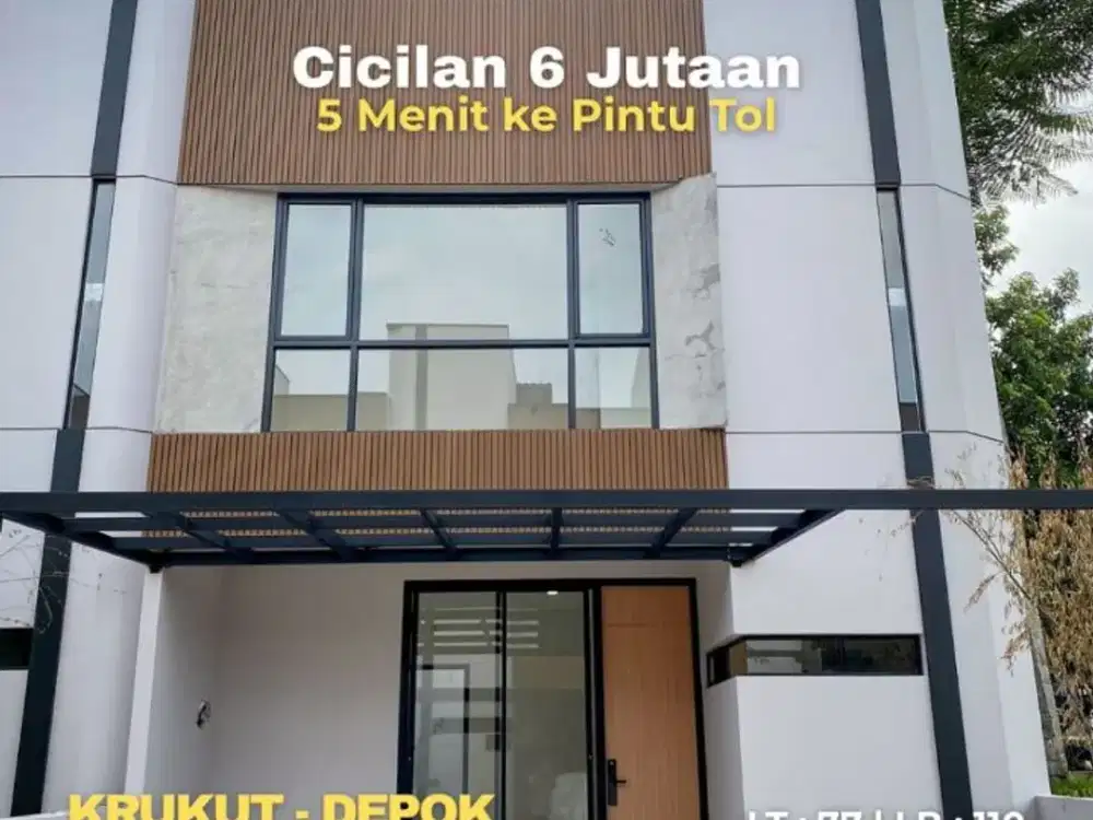 10jt all in. cicilan mulai 6jutaan. Nempel Tol. 10menit ke UI