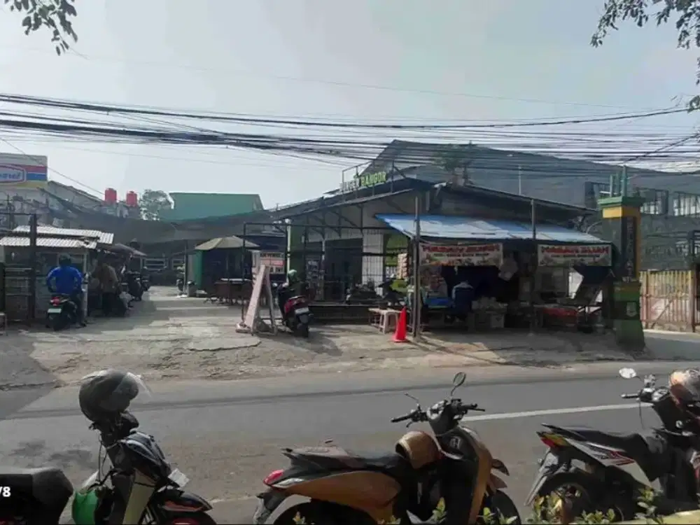 Disewakan lahan cocok buat resto dan coffeshop pinggir jalan di Bekasi Selatan