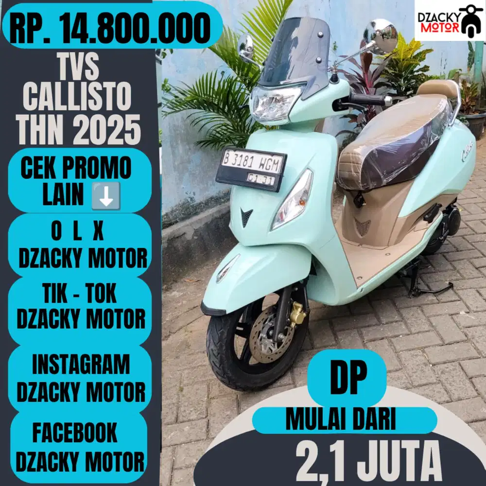 TVS CALLISTO THN 2025 SECOND LIKE NEW